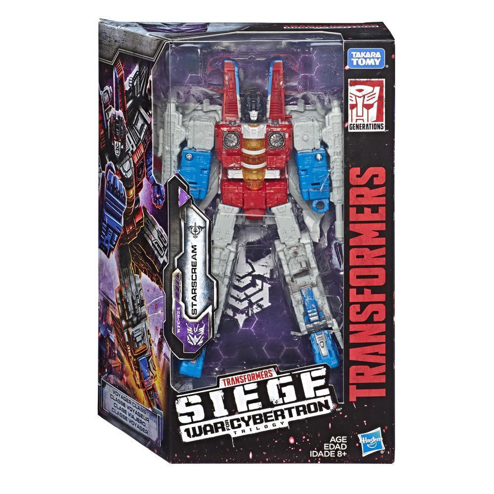 TRANSFORMERS War For Cybertron Siege Voyager Starscream Figure