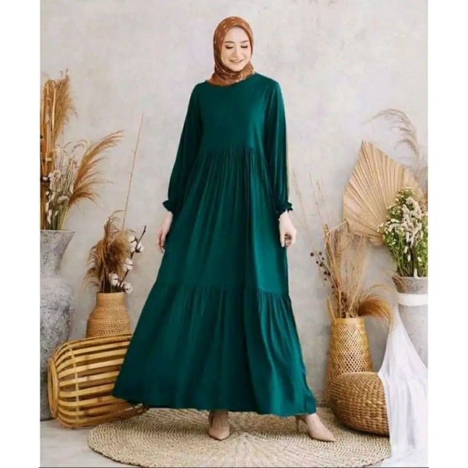 GAMIS RAYON POLOS SUSUN