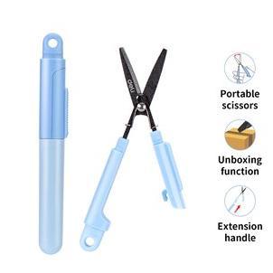 

Big Sale Deli Gunting Portabel kecil gunting mini lipat Portable Scissors 77761 Big Sale