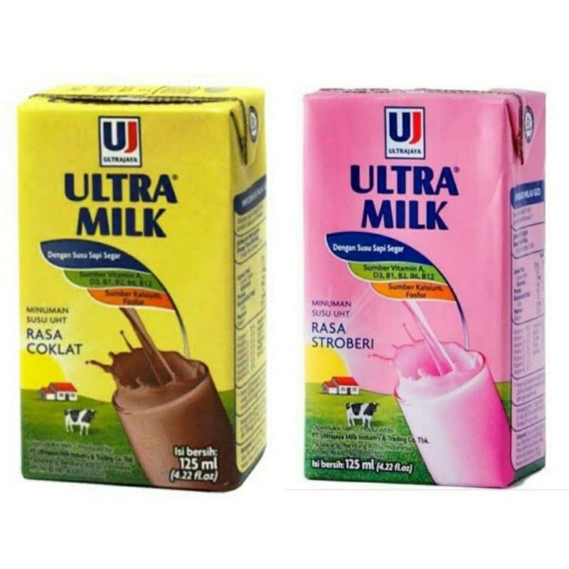 

Susu ultra milk 125ml isi 40pcs(1dus)