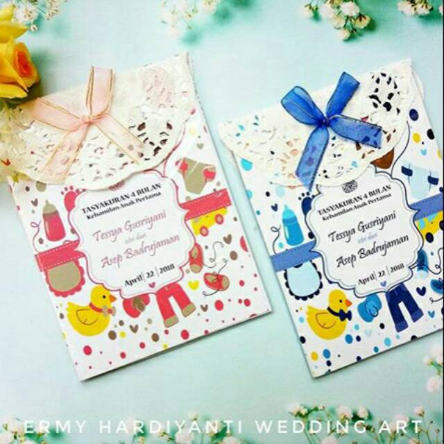 Buku Tasyakuran kehamilan (halaman custom)