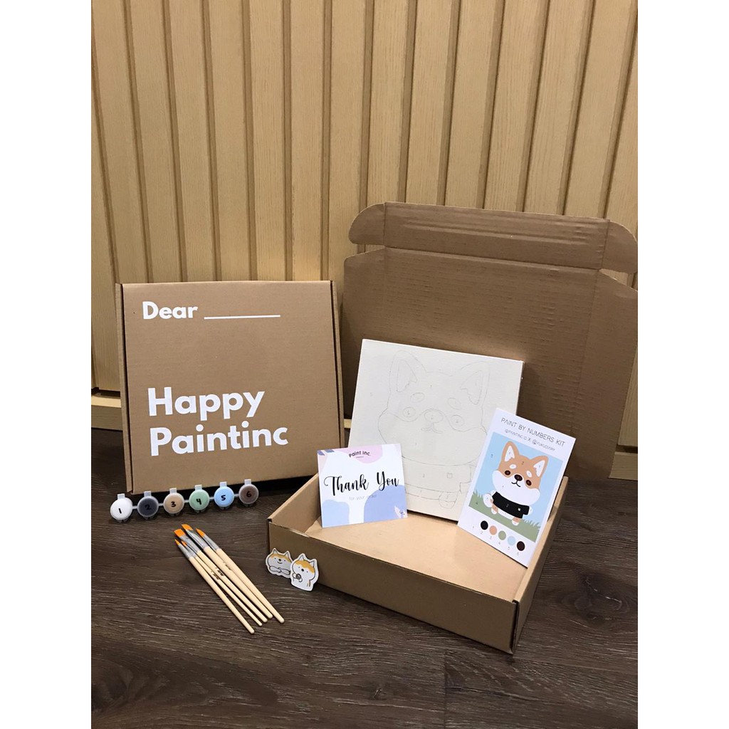

HJK Paint by Numbers Kit: Paintinc ID X Fukudiary Painting Kit Paint by Number Gifts