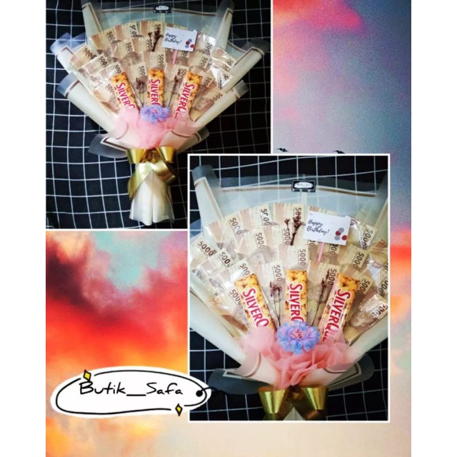 Buket Uang dan Snack / Money bouquet