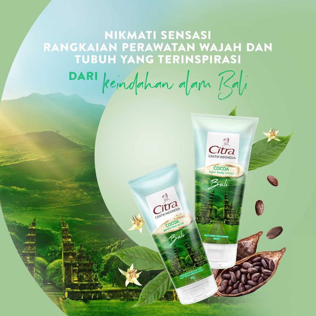 Citra Cocoa Gentle Face Scrub Sabun Pembersih Wajah