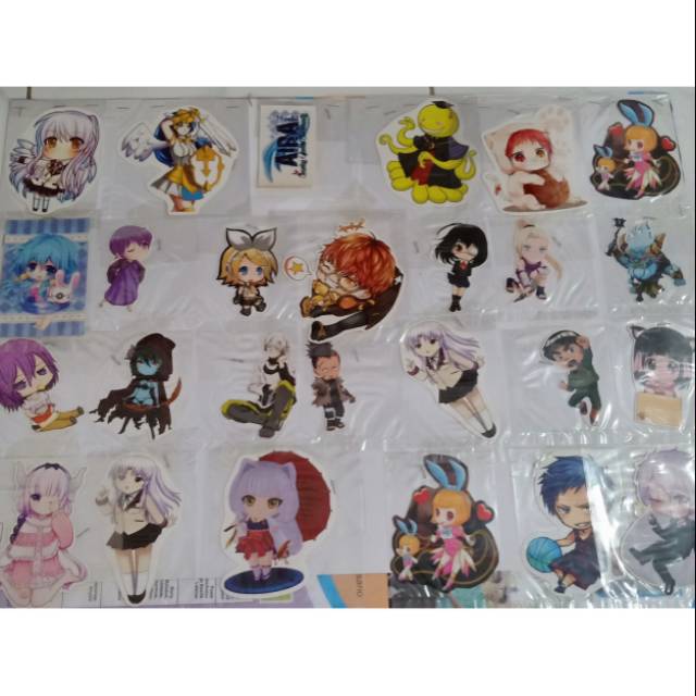 

Sticker Anime Tahan Air Anti Luntur Bebas Pilih (part1)