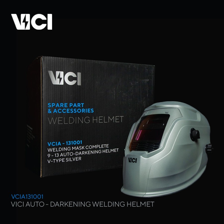 Vici Helmet Kedok Helm Las Automatic Auto Darkening