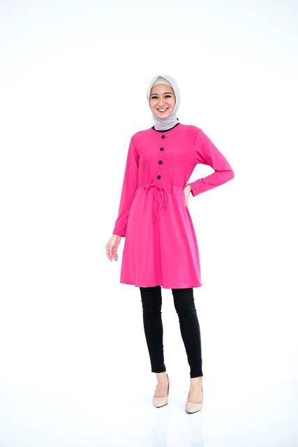 Tunik jersey/tunik/tunik terbaru/model tunik terbaru/tunik polos/baju tunik/baju tunik terbaru