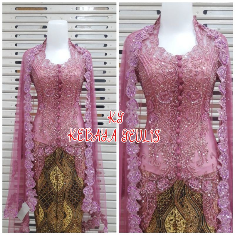 SET KEBAYA PESTA / WISUDA KERAH SUNDA