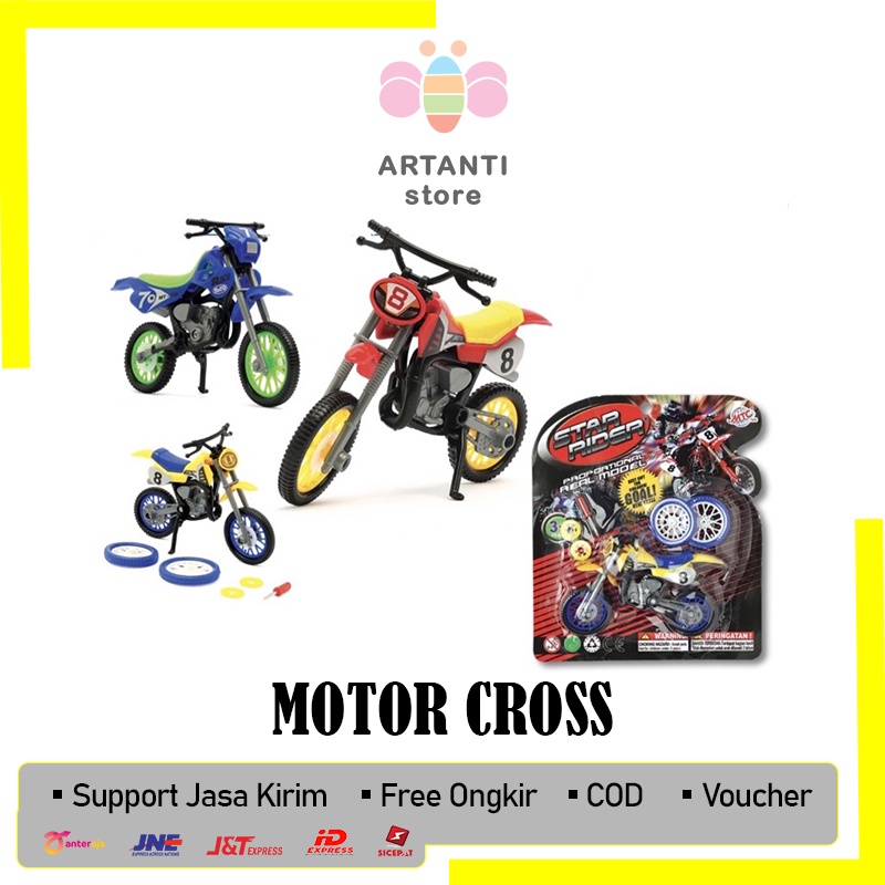 Mainan Motor Cross murah / Motor Trail / Bongkar Pasang Motor