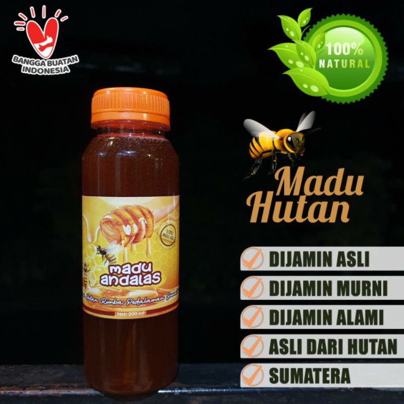 

Madu Hutan Asli Alami Murni Sumatera