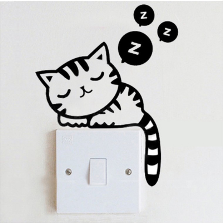 RELIZA WALL STICKER / STIKER DINDING SAKLAR TURN ON OFF DING DONG TOILET HOME DECOR HIASAN DINDING