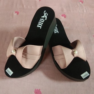 ANUR-sendal slop wanita sendal wedges terbaru