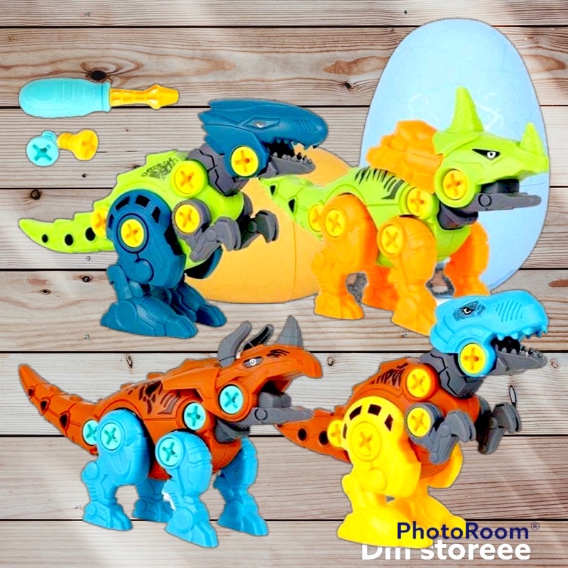 mainan diy dinosaurus/fancy/diy dinosaurus obeng rakit/mainan diy murah