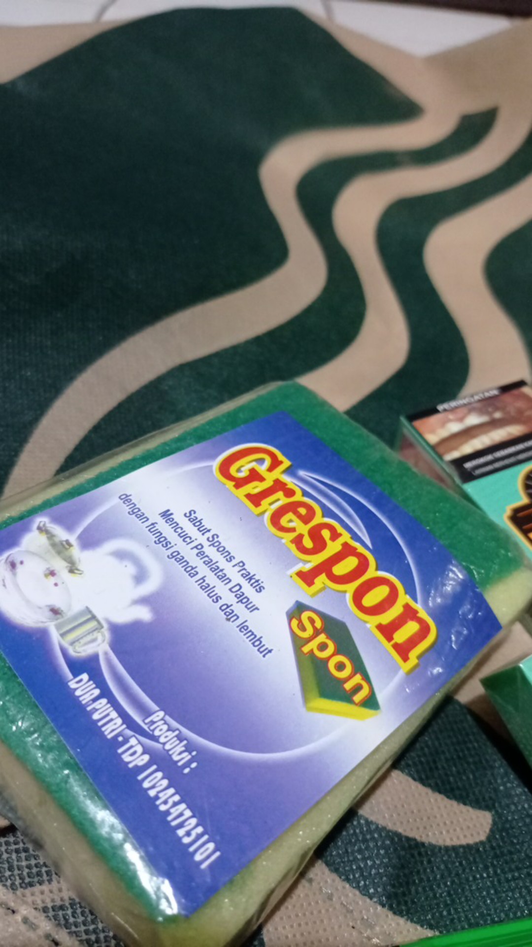 Sabut Spons Busa Pencuci Piring Peralatan Dapur Midoland