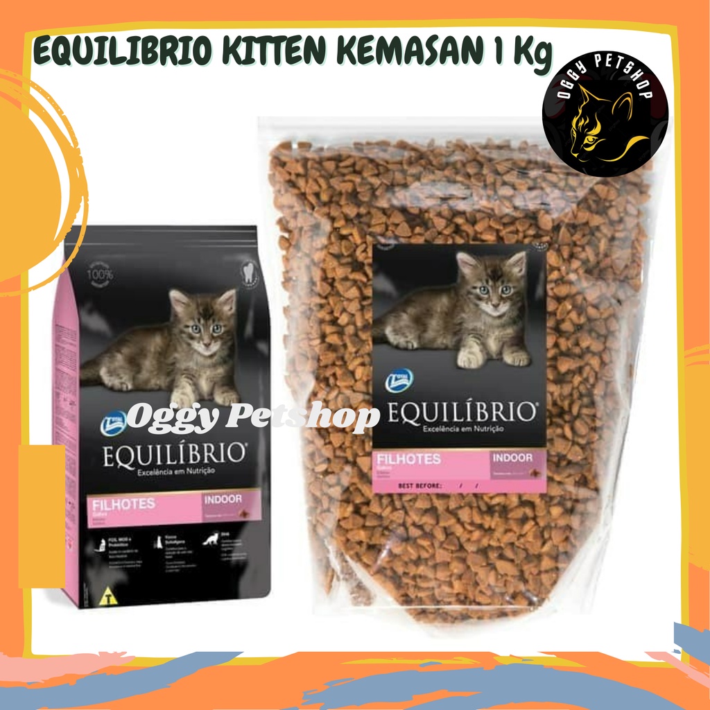 Makanan Kucing EQUILIBRIO KITTEN Makanan Anak Kucing Kemasan 1 kg EQUIL