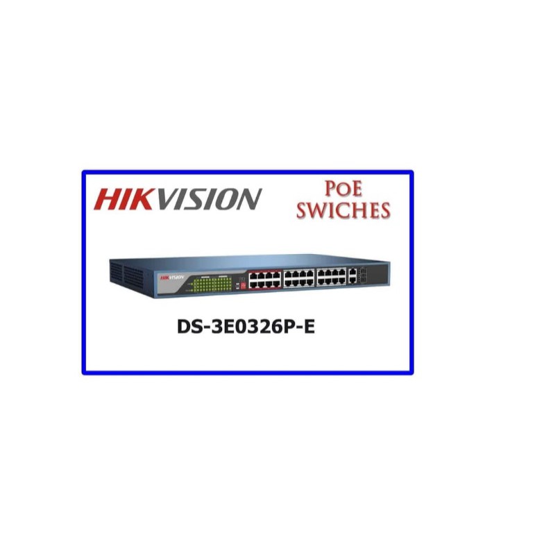 Switch Poe 24porrt HIKVISION 3E0326P-E ( POE HIKVISION )