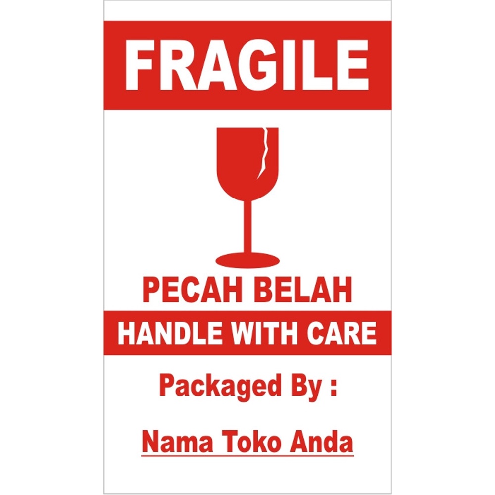 

Cetak Stiker/Stiker Fragile/Custom Stiker