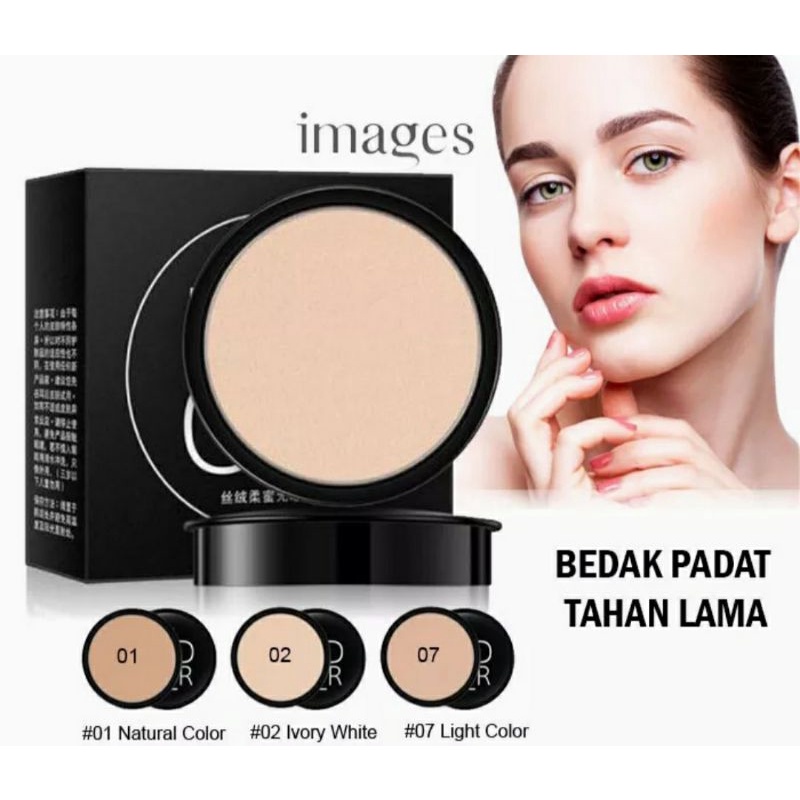 Jual Bedak Padat Glowing Tahan Lama Anti Air Images Powder Shopee