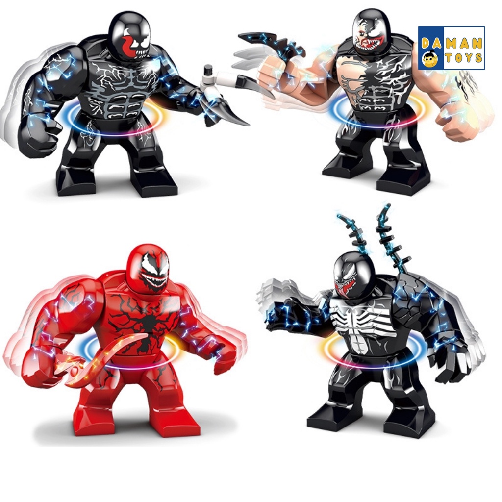 Big Figure Set Thanos Hulkbuster Venom Groot Clayface Pogo 6009