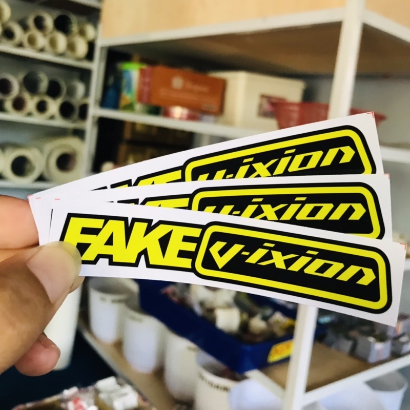 Stiker Motor Racing Anti Air - Fake Tiger Fake Beat