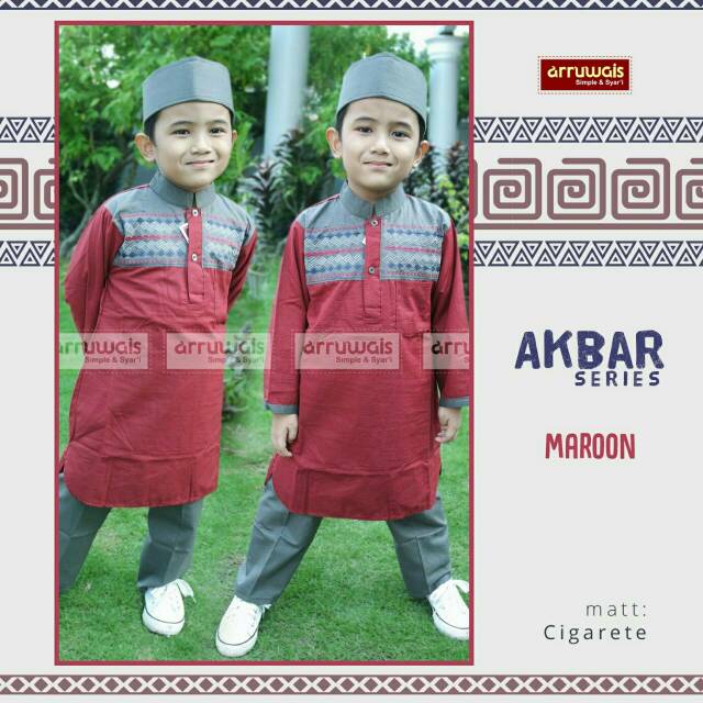 ARRUWAIS|AKBARKokoAkbarSeriesKokoArruwaisKokoAnakArruwaisKokoLenganPanjang