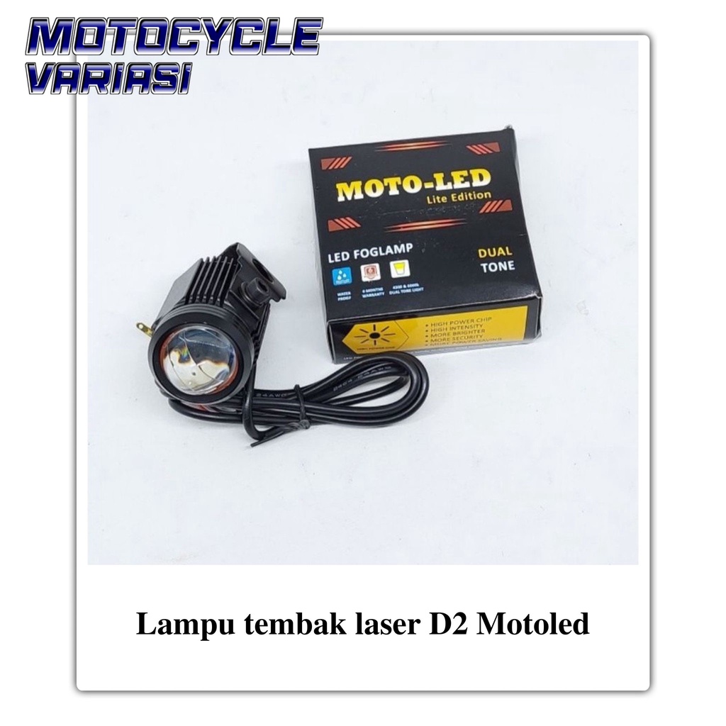 Lampu tembak sorot D2 laser mini motoled ( harga satuan )