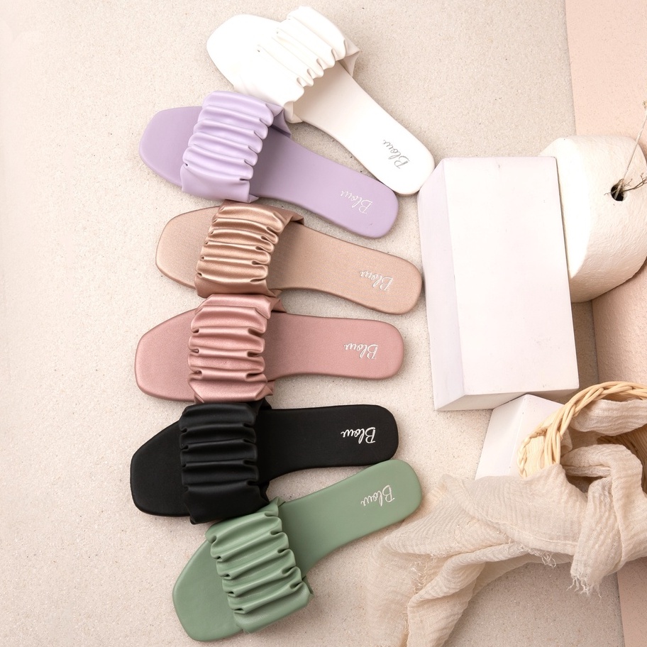Blow Latisha Sandal Slide Scrunchie Wanita BLNI 0030-1