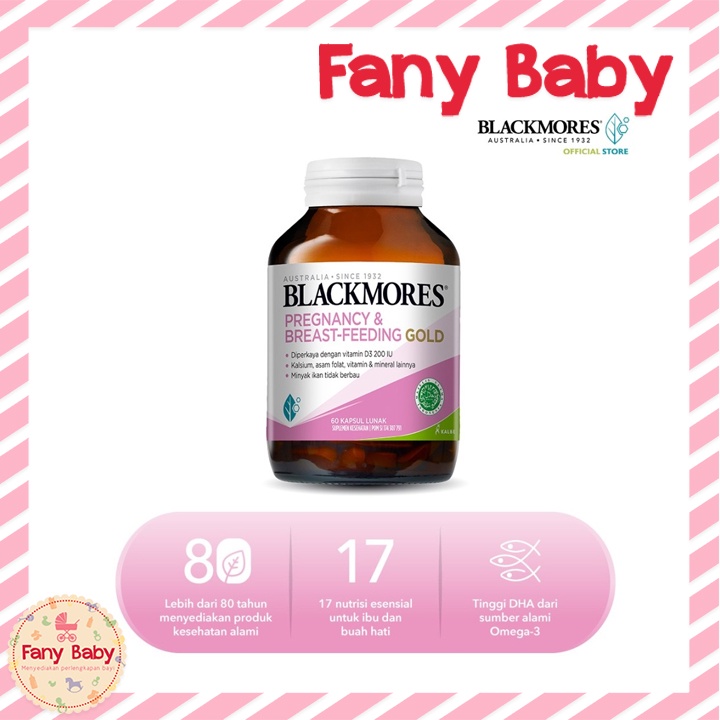 BLACKMORES BREAST FEEDING AND PREGNANCY 60 KAPSUL