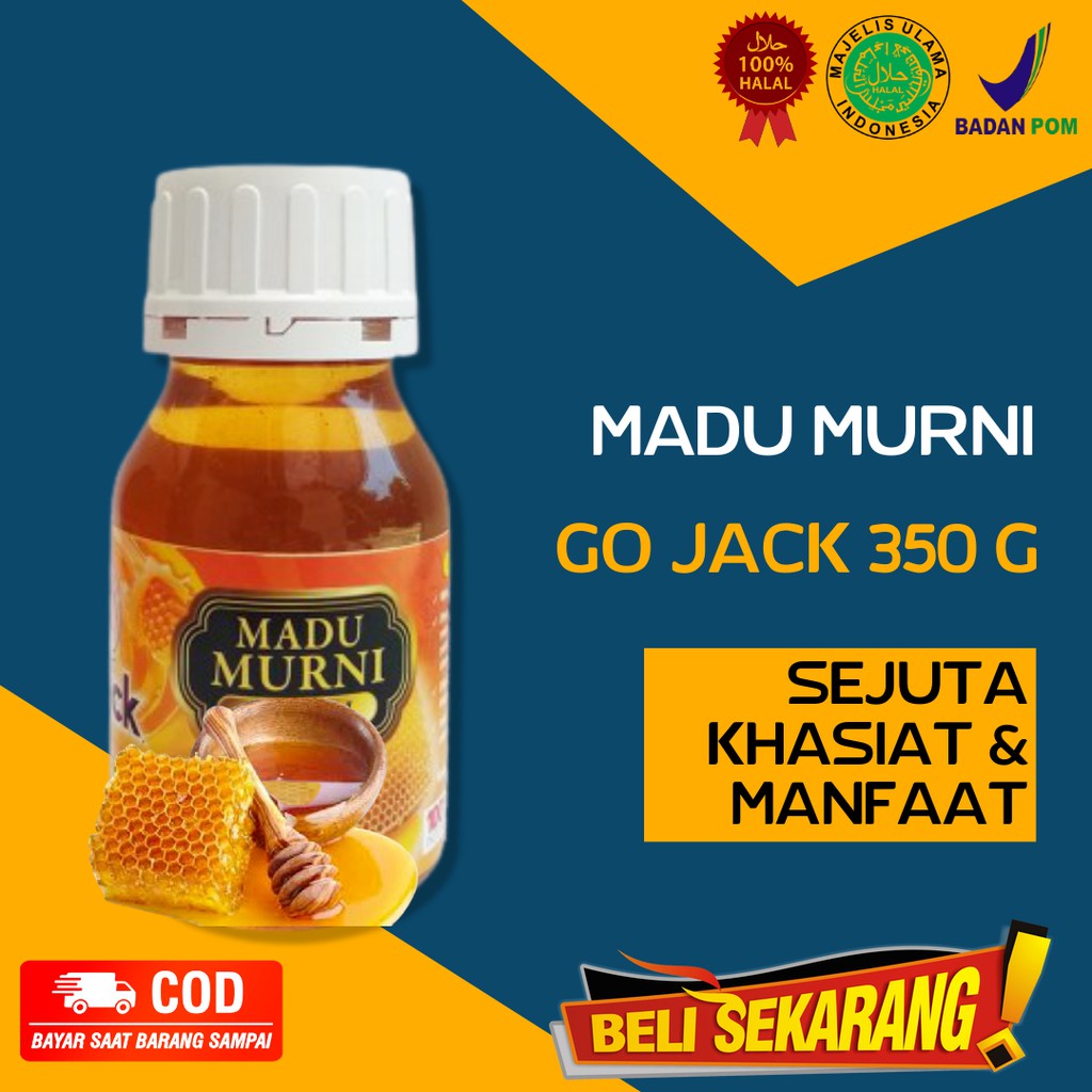 

MADU MURNI GOJACK ASLI 100% 350gr BERKUALITAS & BERKHASIAT