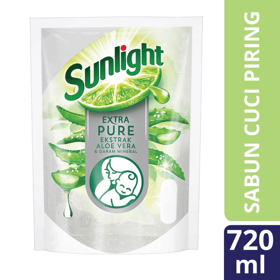 SUNLIGHT SABUN CUCI PIRING EXTRA PURE 755ML - BABY BOTTLE CLEANSER