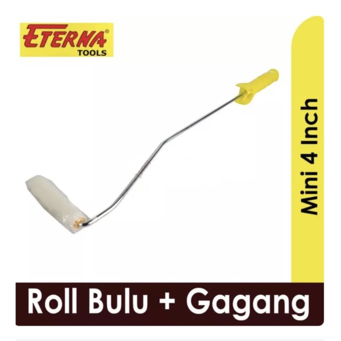 Kuas Roll Kapal Eterna | Kuas Kapal Eterna Gagang Panjang | Kuas Rol | Material mart