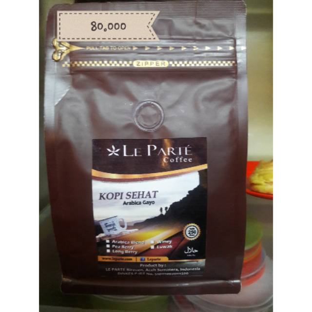 

Kopi gayo. Le parte