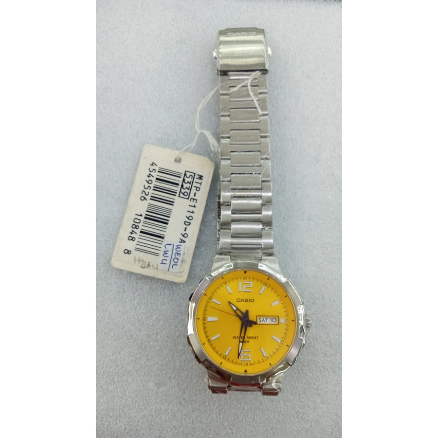 JAM TANGAN PRIA CASIO MTP-E119D-9A SALE! ORIGINAL GARANSI RESMI MURAH