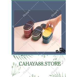 Kotak Makan set lunch box tas set 2 susun lunch box set 2 lapisan Kotak Bekal Murah