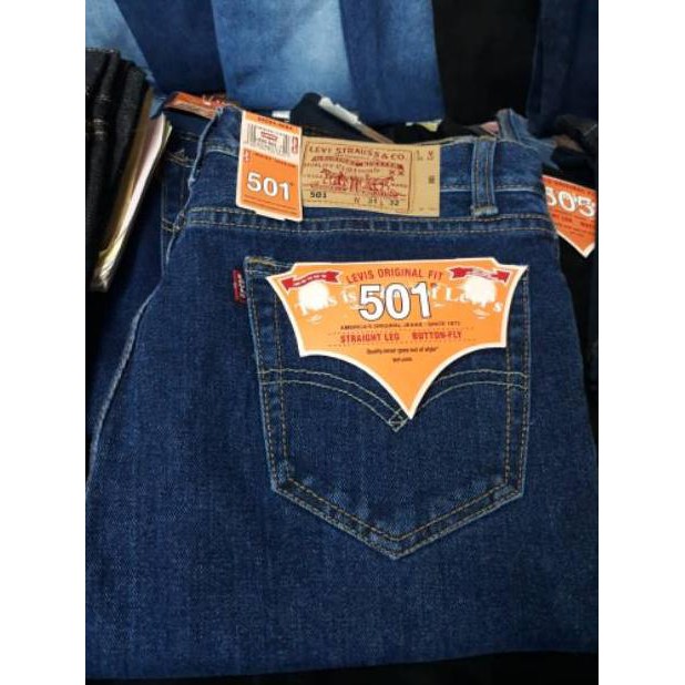 GROSIR  CELANA JEAN'S PRIA, PAKAIAN PRIA STANDAR LEVI'S 501 REGULER