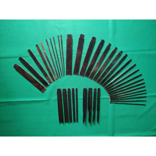 Paket pahat ukir baja serkel 39pcs kualitas super