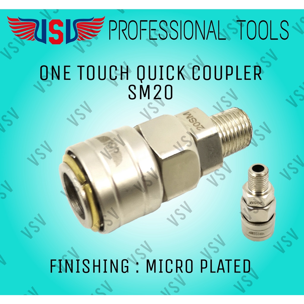 VSV Quick coupler / One touch coupler SM20