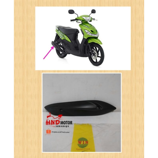 Cover Knalpot Motor Mio Sporty 2008 2009 2010 Tutup Knalpot Motor Mio Sporty 2008 2009 2010
