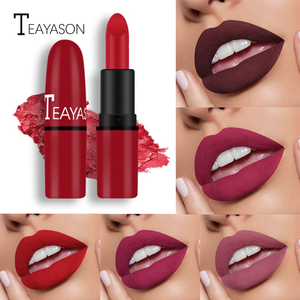 TEAYASON LIPSTICK MATTE LIPSTIK KEMASAN KAPSUL ORIGINAL