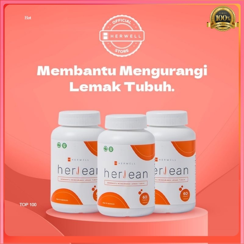 Herlean - Bundling 3pcs  GRATIS SHAKER Herwel BPOM HALAL ORIGINAL ORI OFFICIAL STORE Herwell ASLI