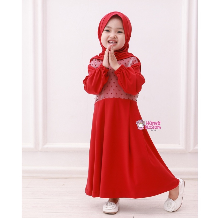 HONEYBLOSSOM gamis bayi kekinian alesha series / gamis bayi perempuan 1 tahun