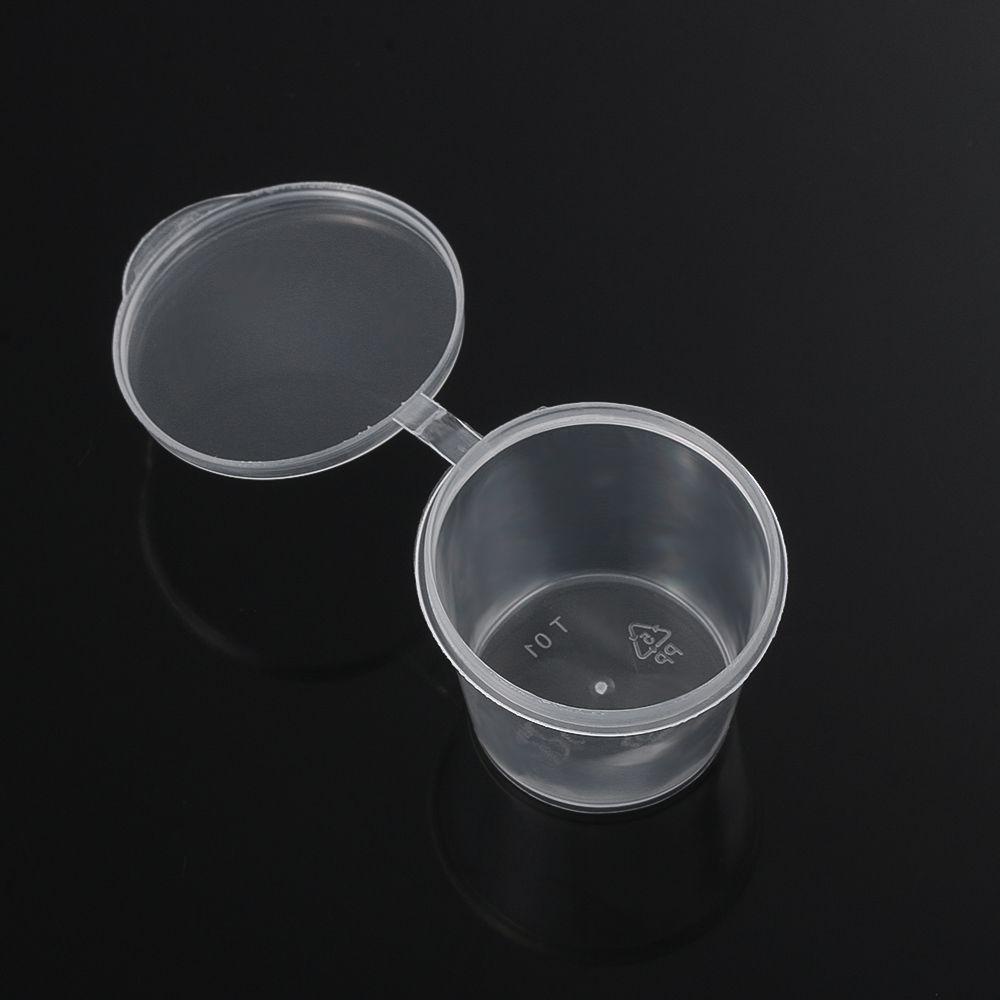 TOP 25Pcs Pigment Paint Box Small Takeaway Plastic Sauce Cup