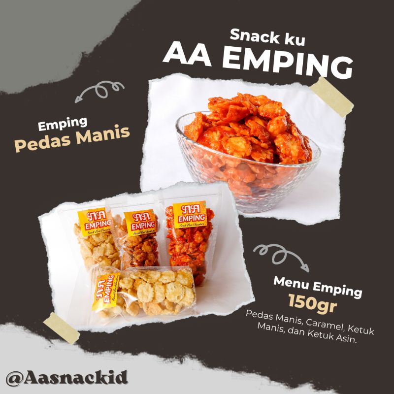 

Emping Pedas Manis Pouch 150gr