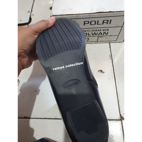 sepatu pdh polwan res jatah / sepatu dinas sus polwan