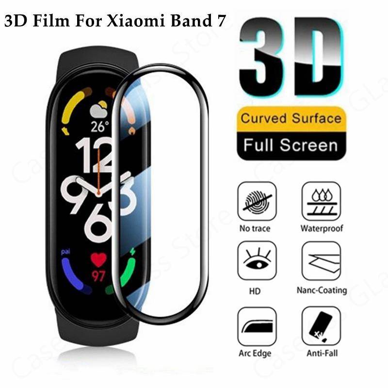 Pelindung Layar Tempered Glass HD Anti Blue ray Untuk Xiaomi Mi Band 7 Pro / 6 / 5 / 4 / 3