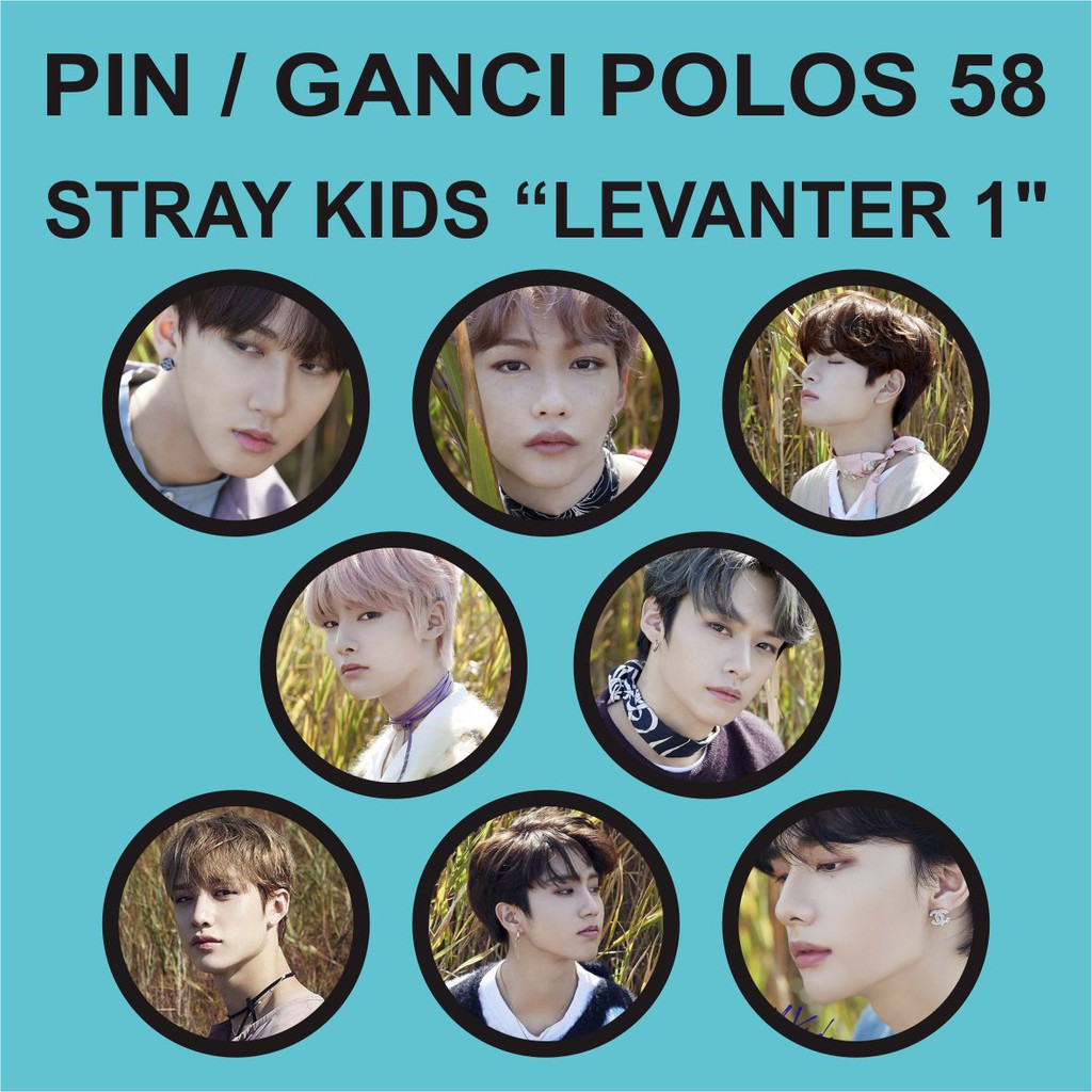 PIN / GANTUNGAN KUNCI POLOS 58 MM - STRAYKIDS &quot;Levanter 1&quot;