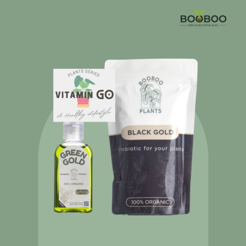 Booboo Green Gold, Booboo Black Gold, Pupuk Organik, Pupuk Organik Cair, Serum Tanaman, untuk pertum