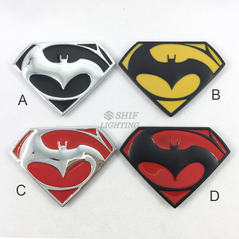 Stiker Emblem Logo Batman Dark Knight Bahan Metal Untuk Mobil / Motor