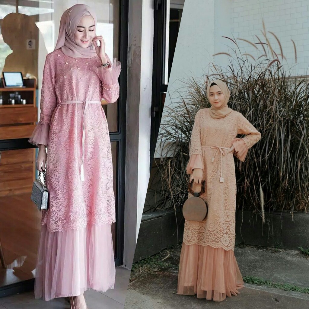 HUMAIRA DRESS  Dress kondangan  ootd undangan Shopee 