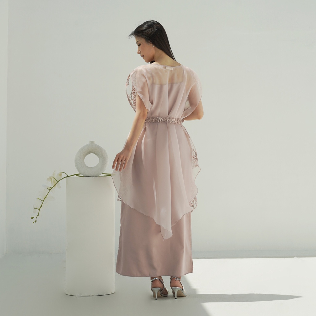 Aura Label - Arabella Dress in Pink